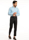Checks-Turquoise, 100% Super Fine 2-Ply Cotton Formal Shirts