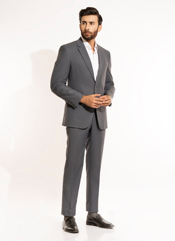 Houndstooth Grey Suit