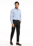 Checks-Blue, 100% Super Fine 2-Ply Cotton Formal Shirts