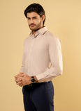 Plain-Fawn, Cotton Rich Formal Shirts
