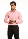 Checks-Pink, 100% Super Fine 2-Ply Cotton Formal Shirts
