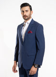 Plain-Mid Blue, Wool Rich Classic Suit