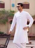 Plain-Off White, Synthetic Bosky Shalwar Kameez