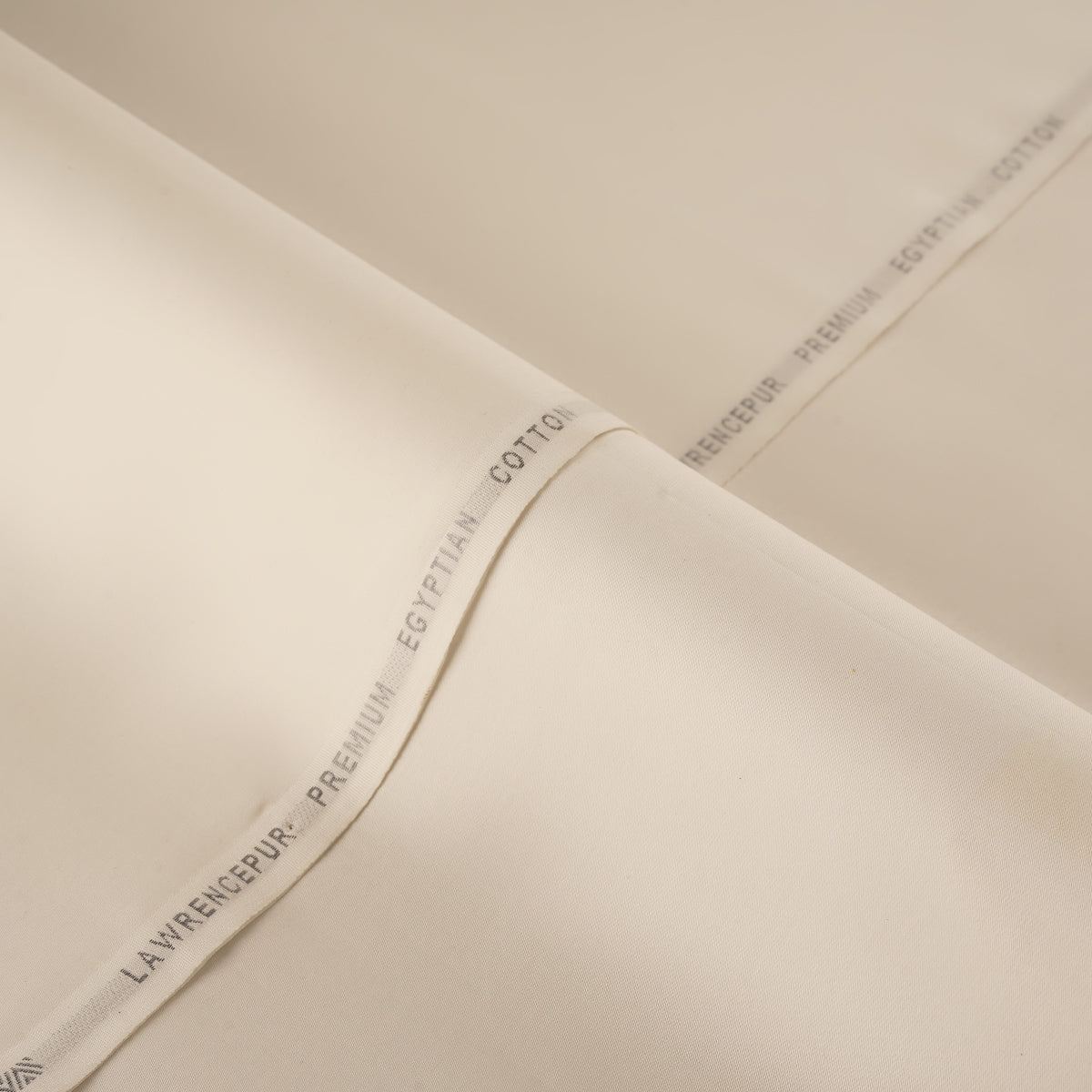 Plain-Off White, Premium Egyptian Cotton Shalwar Kameez Fabric