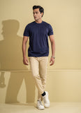Plain-Blue, 100% Cotton, Basic T-Shirt
