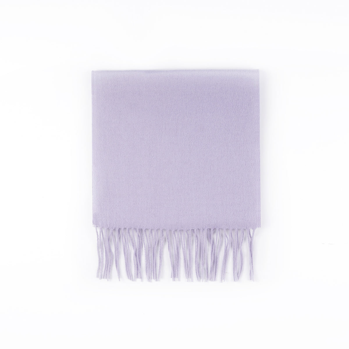 Plain-Light Purple, Size: 30x170, Pure Wool Scarf
