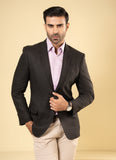 Plain-Black, 100% Linen, Classic Blazers