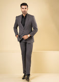 Plain Twill-Ash Grey, Pure Wool Classic Suits