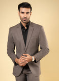 Plain Twill-Grey, Pure Wool Classic Suits