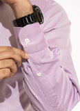 Bird's Eye Textured-Dark Pink, 100% Super Fine 2-Ply Cotton Formal Shirts