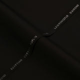 Plain-Black, Diamond Egyptian Cotton Shalwar Kameez Fabric