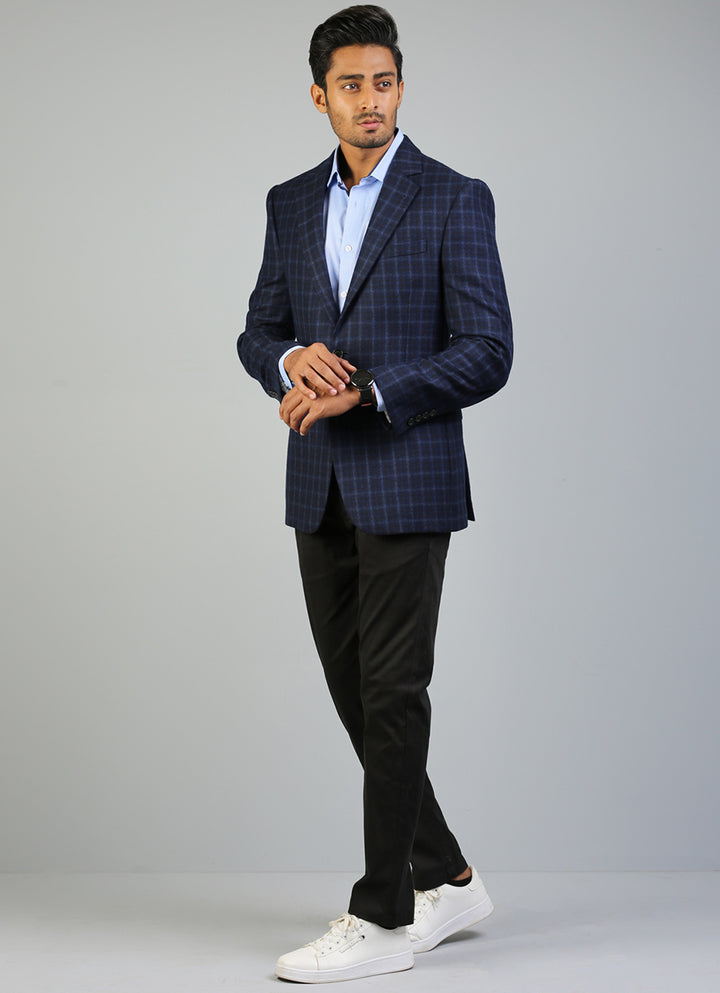 2210-00220-030-5-006 L-Jacket Worsted Tweed Wool Rich Blue Winter 2