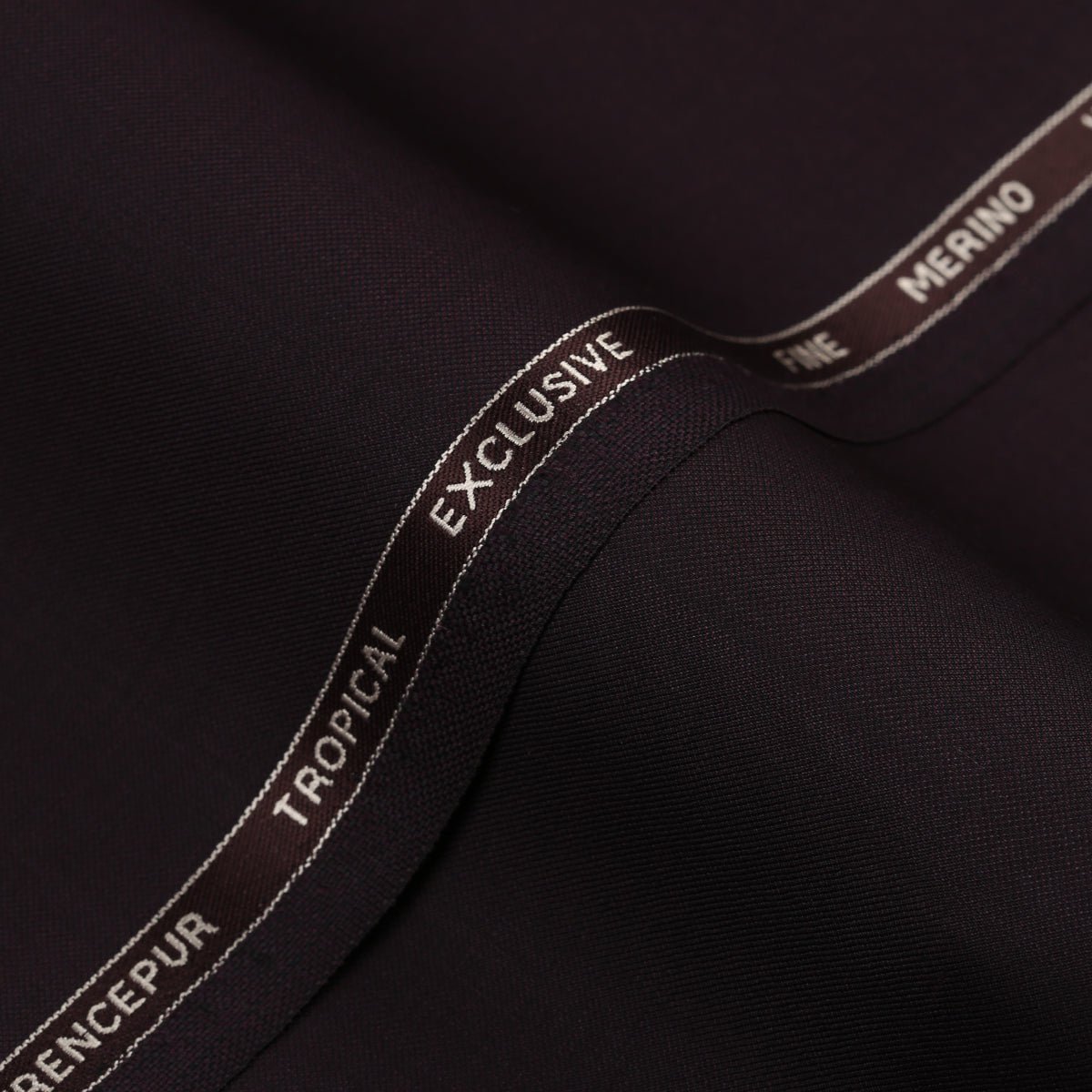 Maroon-Plain, Wool Blend, Tropical Exclusive Suiting Fabric