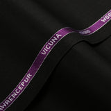Plain Twill-Black, Wool Blend, Vicuna Blazer Fabric