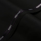 Plain-Black, Wool Rich, Ivory Premium Suiting Fabric